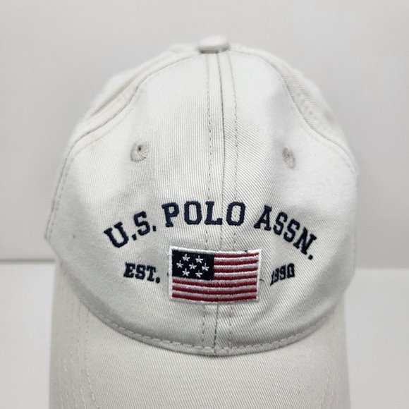 U.S. Polo Association Youth Adjustable Strapback Hat Cap Tan - Picture 2 of 10